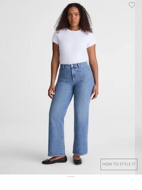 Madewell Curvy Emmett Wide-Leg Jeans